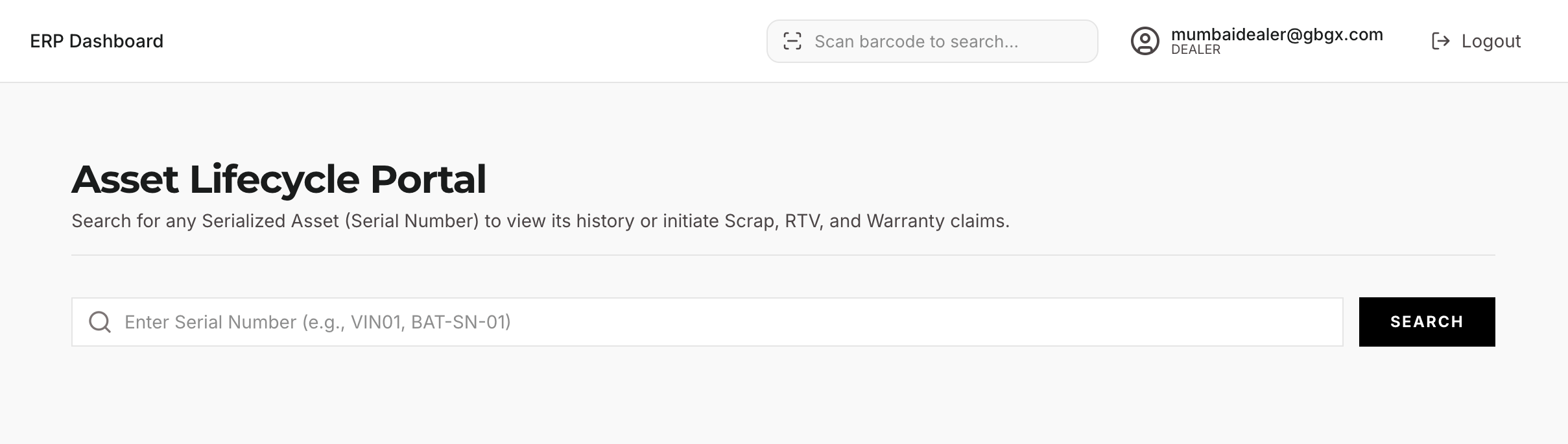 4.3-A — Lifecycle search input