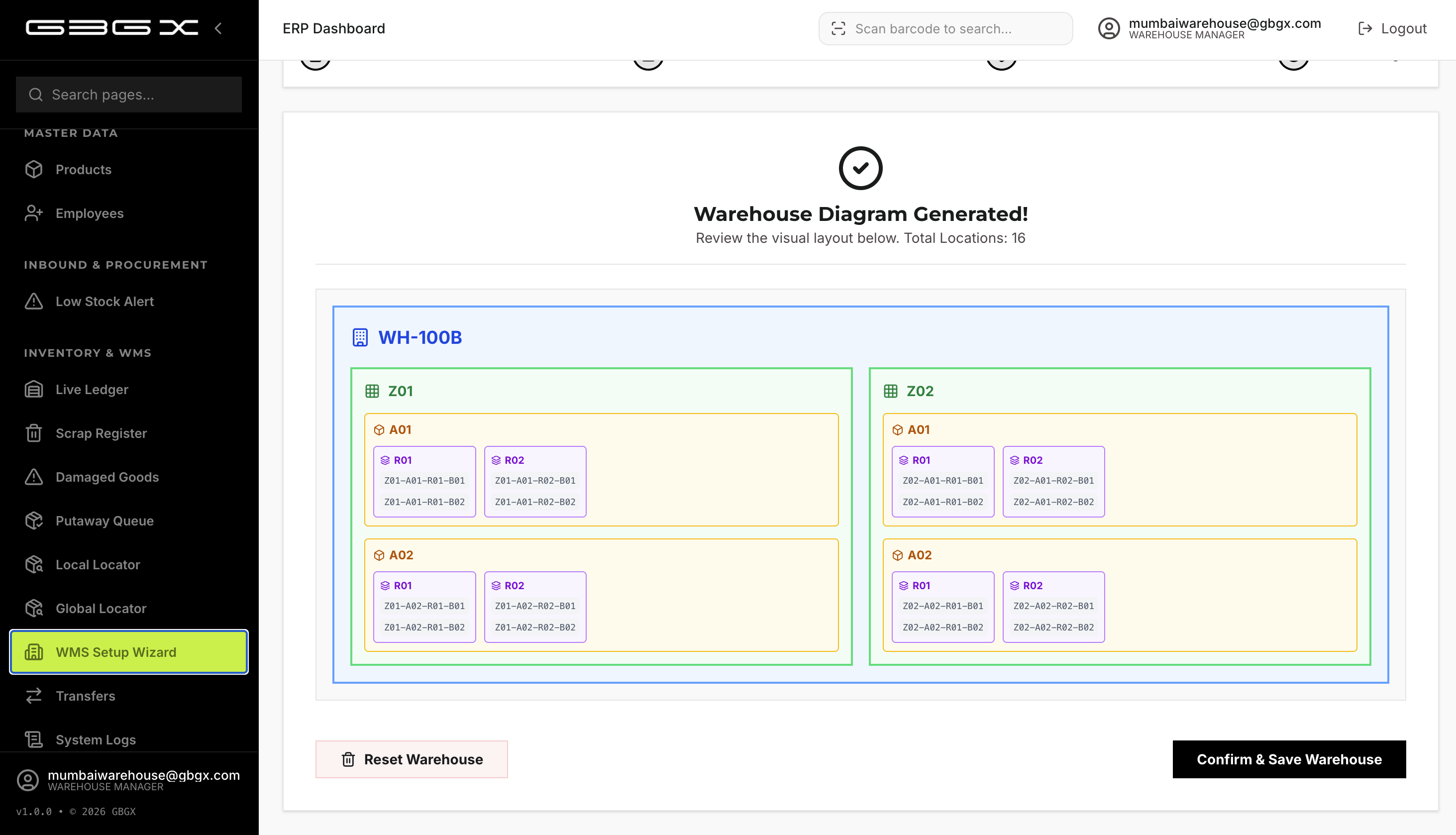 3.1-B — Generated layout preview